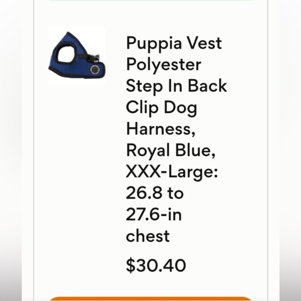 Blue Pupia Dog Harness - Picture 5 of 5